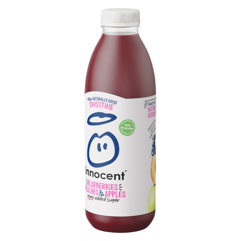 Innocent Blueberry, Peach & Apple Smoothie, 750ml