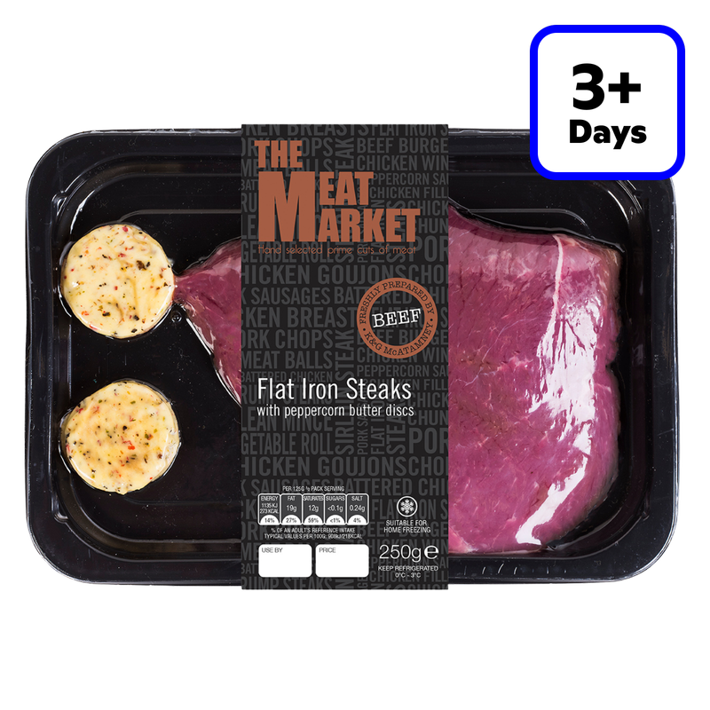 Meat Market Flat Iron Steaks, 250g*