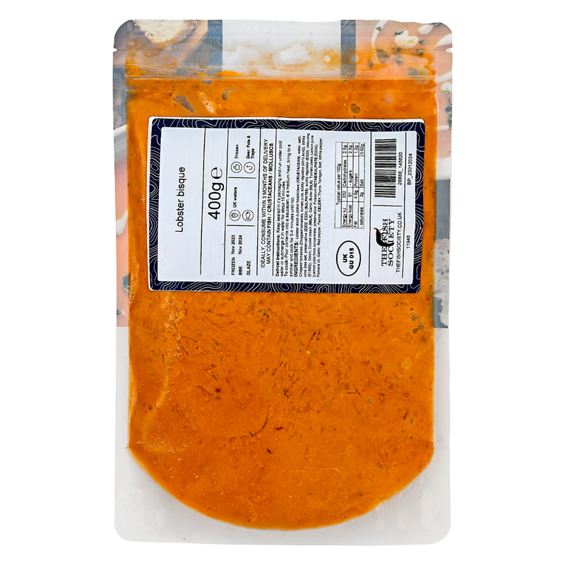 The Fish Society Lobster Bisque - Frozen, 400g