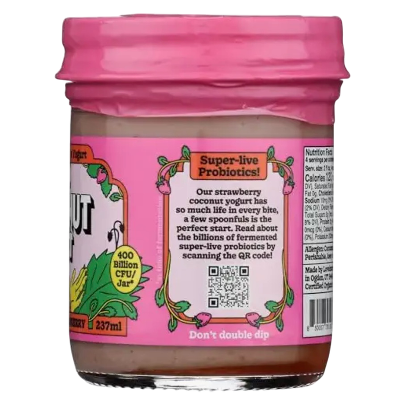 The Coconut Cult Harvest Strawberry Probiotic Coconut Yogurt - 8oz