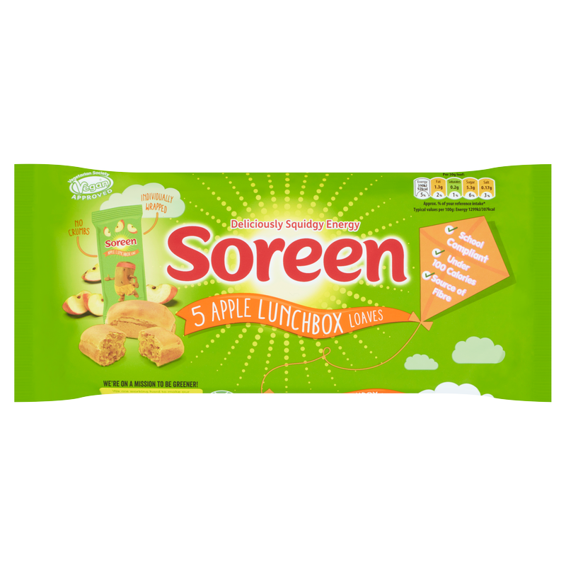 Soreen Apple Lunchbox Loaves, 5pcs