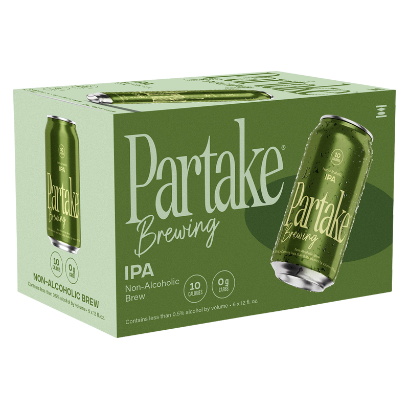 Partake Brewing IPA Non-Alcoholic 6pk 12oz Can 0.5% ABV