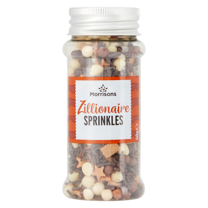 Morrisons Zillionaire Sprinkles, 60g