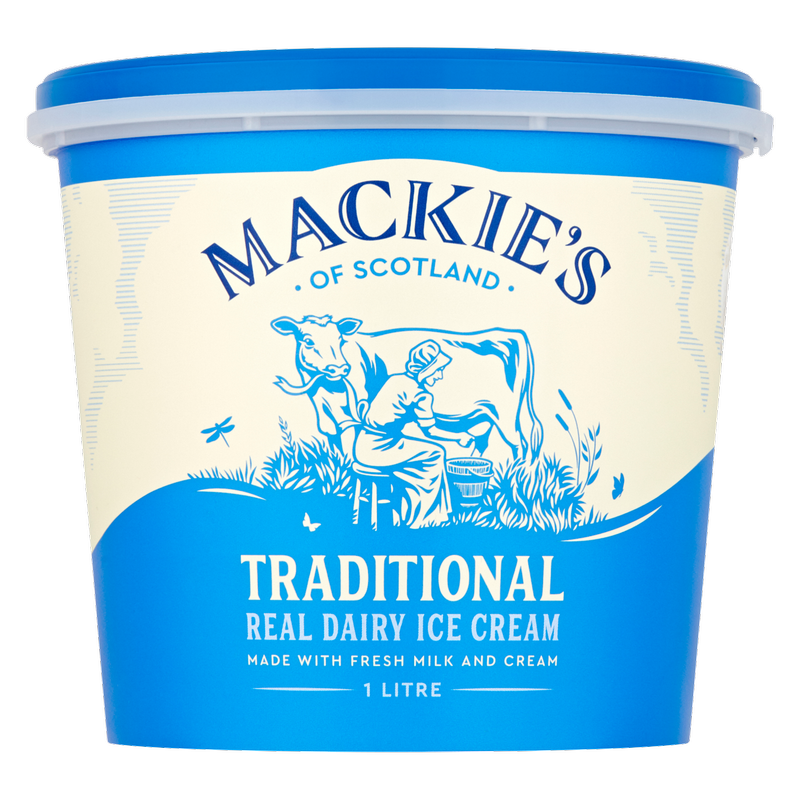Mackie's Traditional Real Dairy Ice Cream, 1L