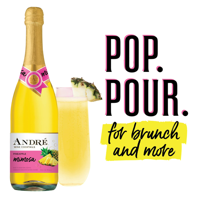 Andre Pineapple Mimosa  California Wine Based Cocktail