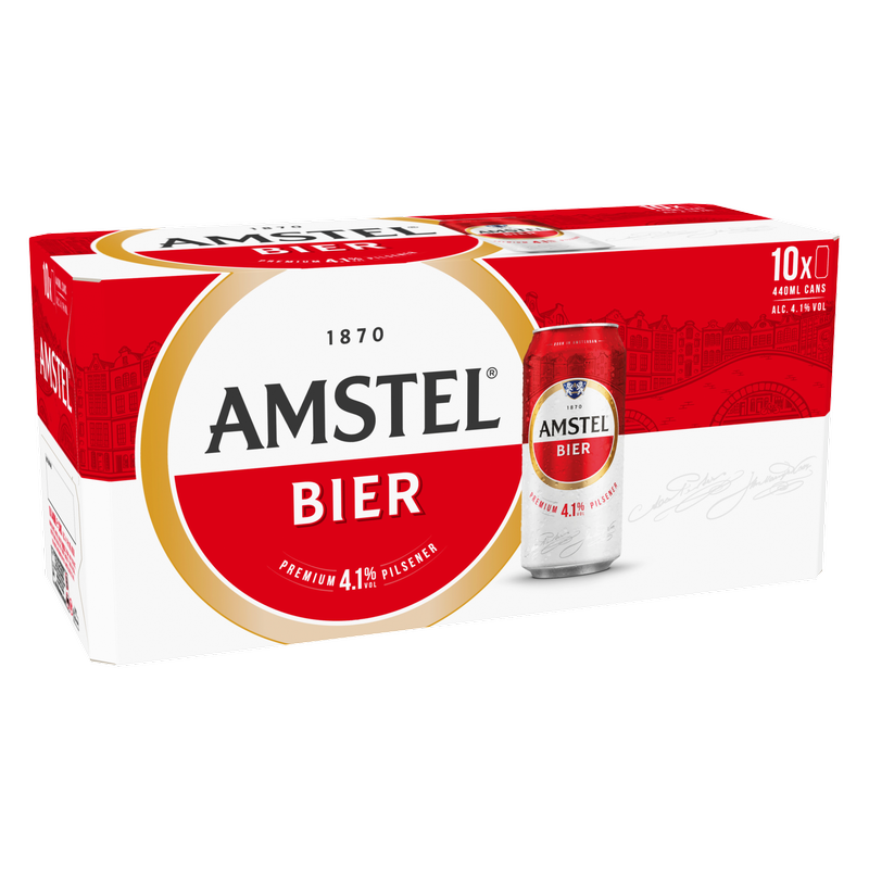 Amstel Premium Lager, 10 x 440ml