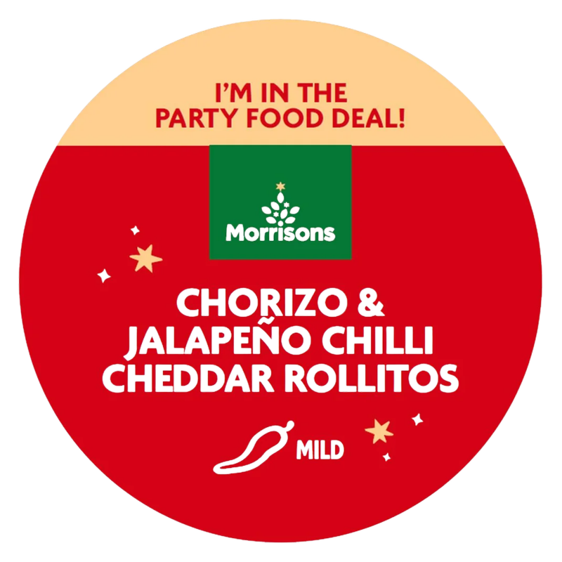 Morrisons Chorizo & Jalapeno Chilli Cheddar Rollitos, 80g