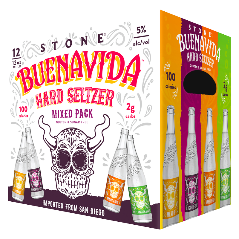 Stone Brewing Buenavida Hard Seltzer Variety Pack 12pk 12oz