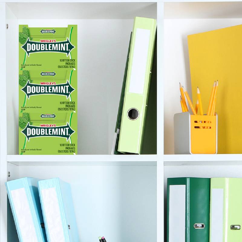 WRIGLEY'S DOUBLEMINT Mint Gum Chewing Gum Bulk Pack, 15 Stick (Pack of 10)