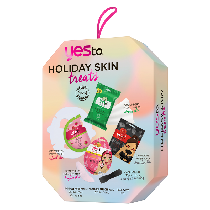 Yes To Holiday Skin Treats Skincare Set 4ct