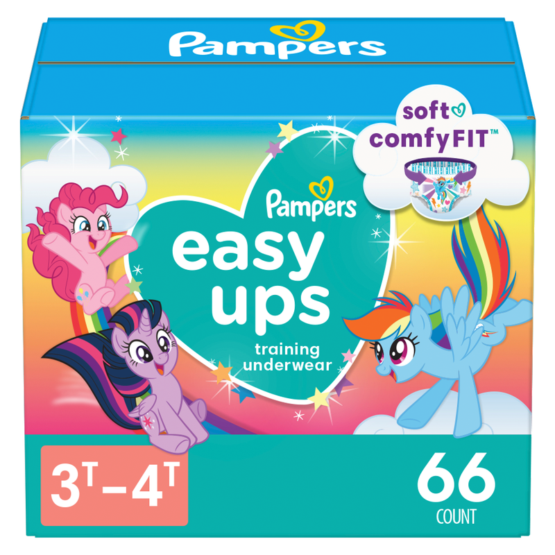 Pampers EasyUp 3T/4T Super Girl 66ct