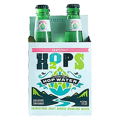 H2OPS Hopped Grapefruit Sparkling Water 4pk 12oz Can