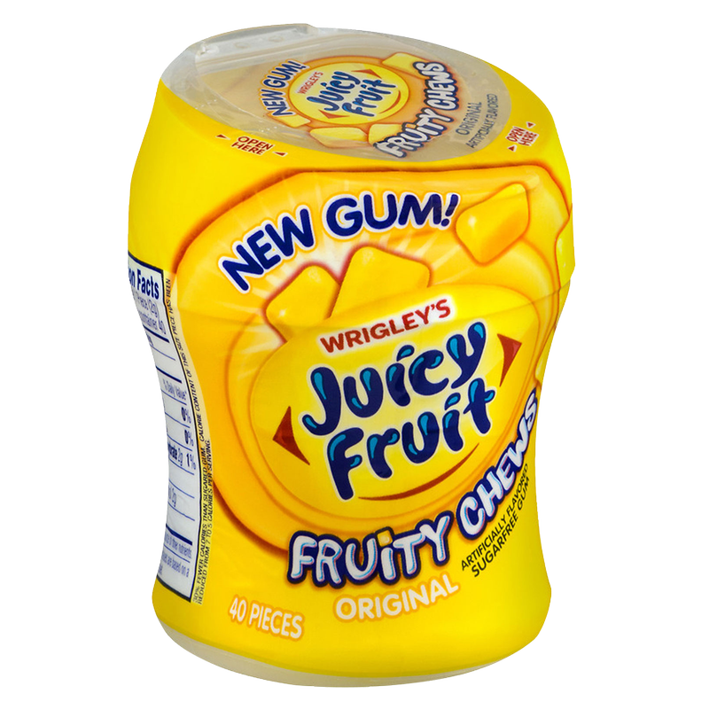 Juicy Fruit Fruity Chews Sugar Free Gum 40ct