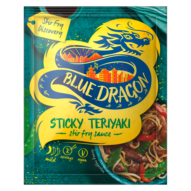 Blue Dragon Sticky Teriyaki Stir Fry Sauce, 120g