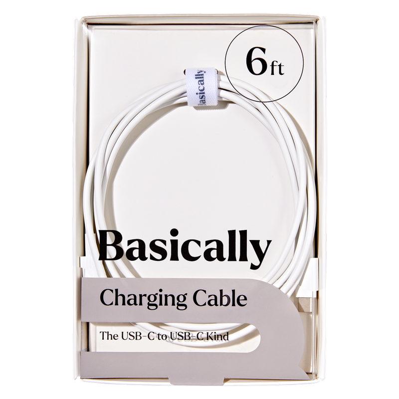 Basically 100W USB-C to USB-C Charging Cable 6'