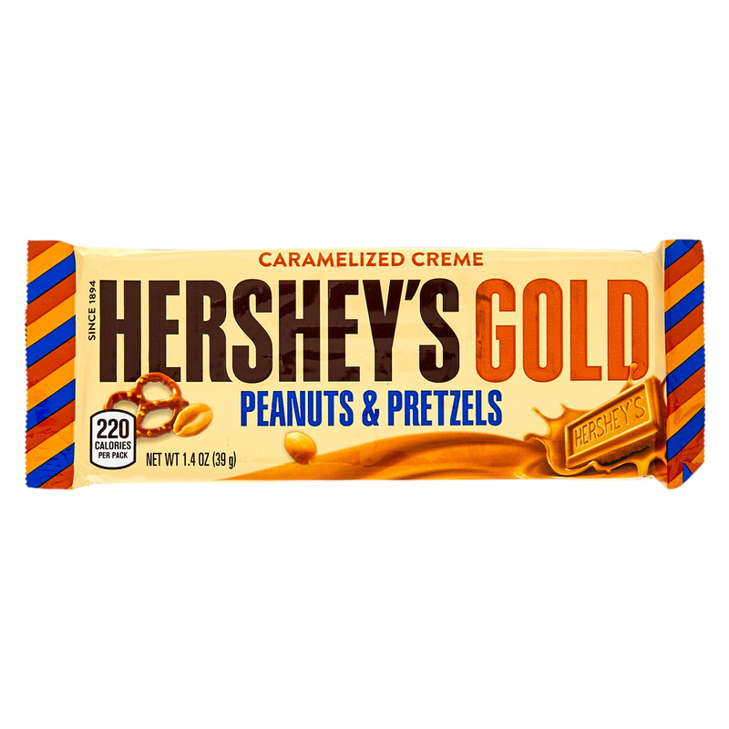 Hershey's Gold Peanuts & Pretzels 1.4oz