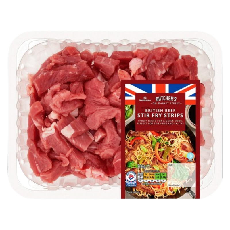 Morrisons British Beef Stir Fry Strips, 300g