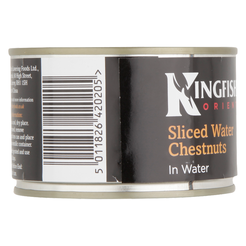 Kingfisher Sliced Water Chestnuts in Water, 225g