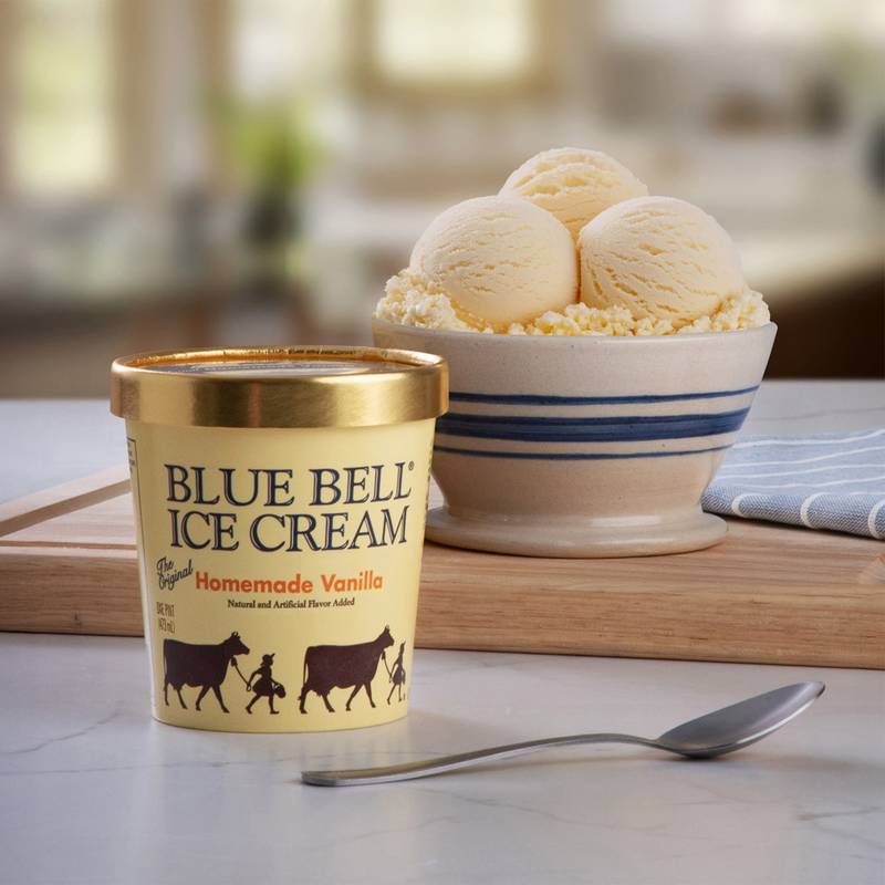 Blue Bell Homemade Vanilla Ice Cream Pint