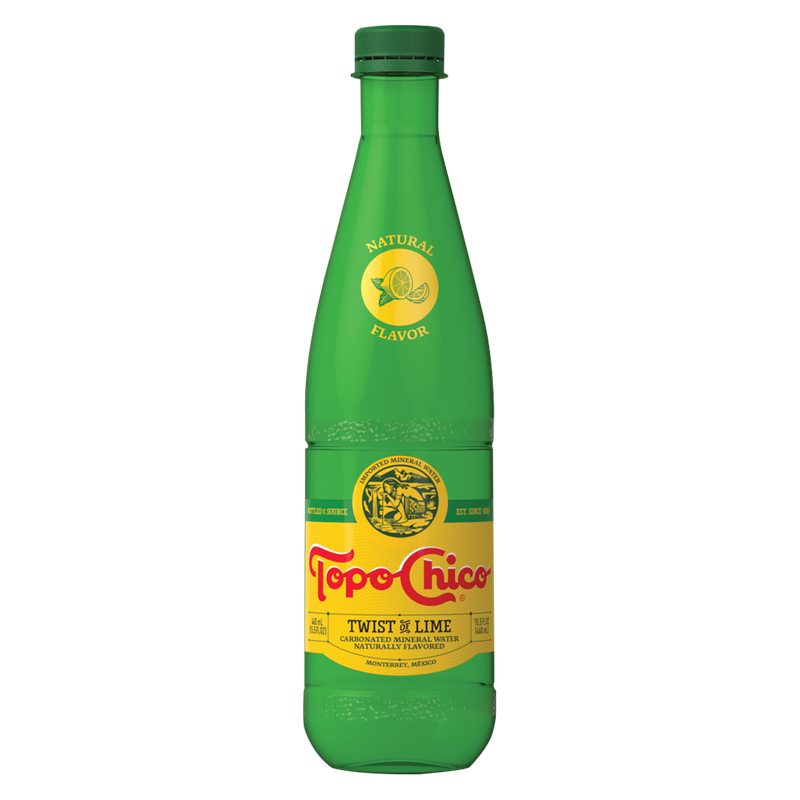 Topo Chico Twist of Lime 15.5oz Bottle