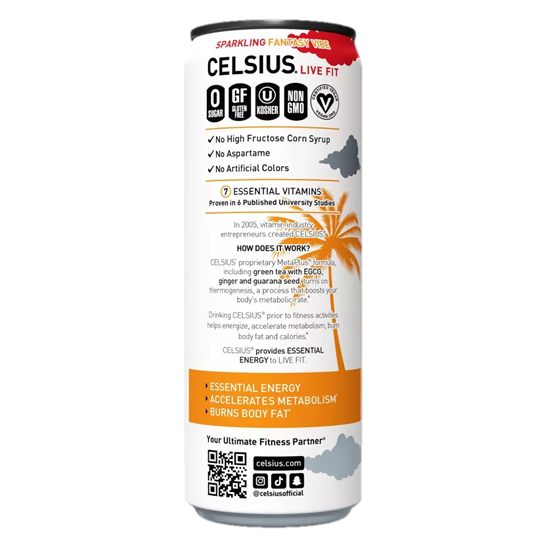 CELSIUS Sparkling Fantasy Vibe 12oz