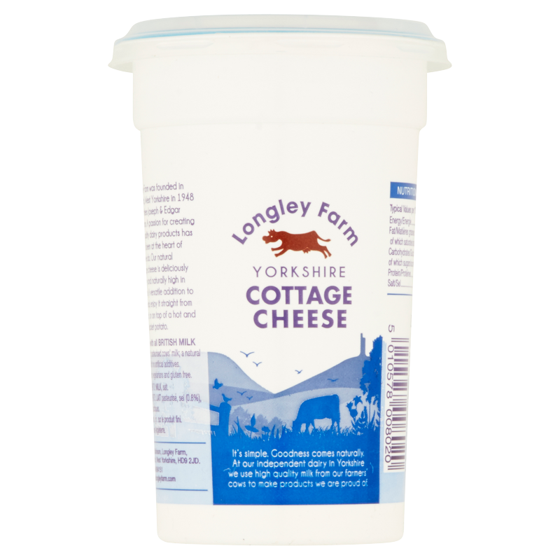 Longley Farm Cottage Cheese, 250g