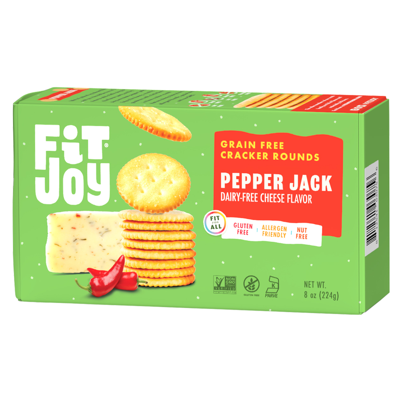 FitJoy Pepper Jack Grain Free Cracker Rounds