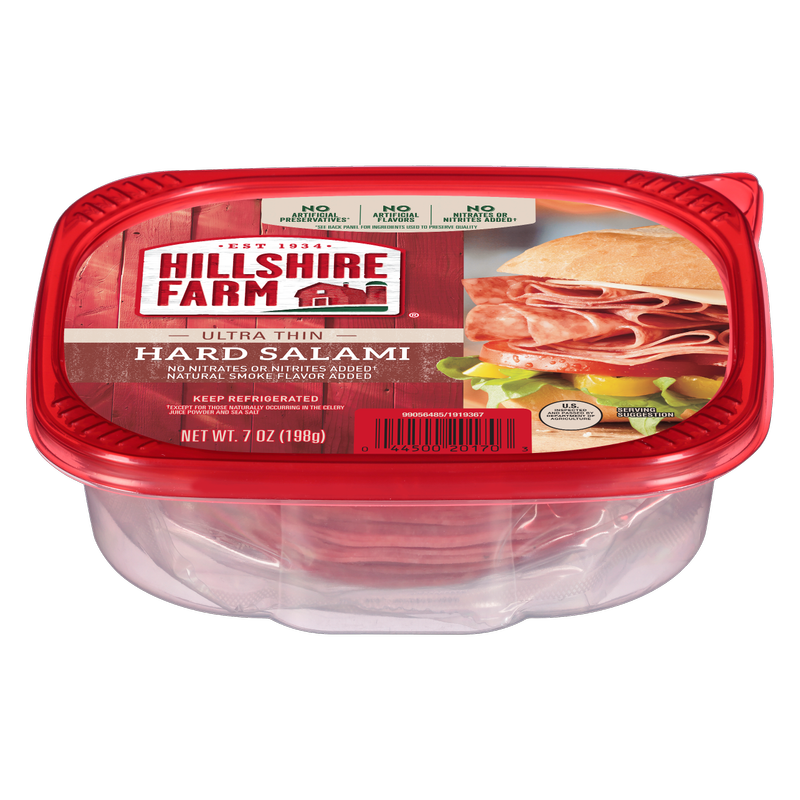 Hillshire Farm Ultra Thin Sliced Uncured Hard Salami - 7oz