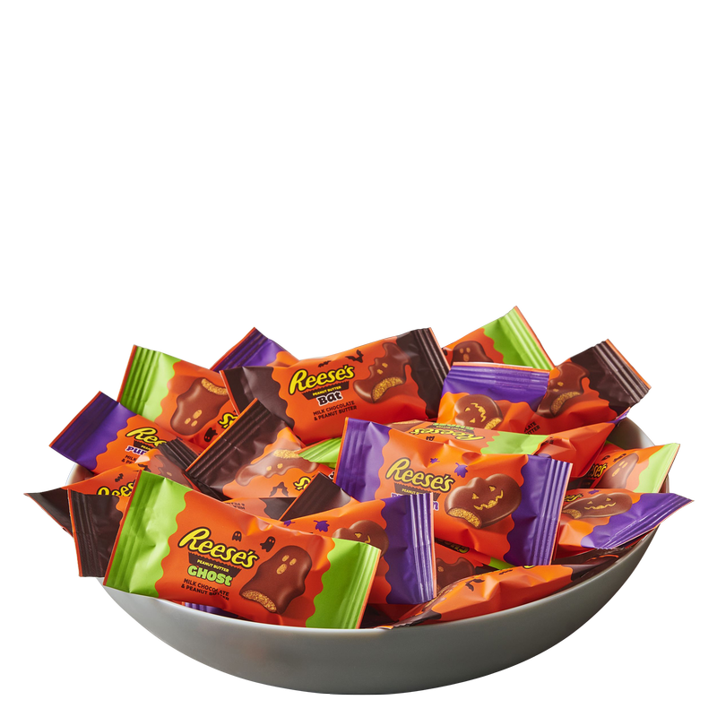 Reese's Peanut Butter Assorted Halloween Shapes Snack Size Bag 9oz