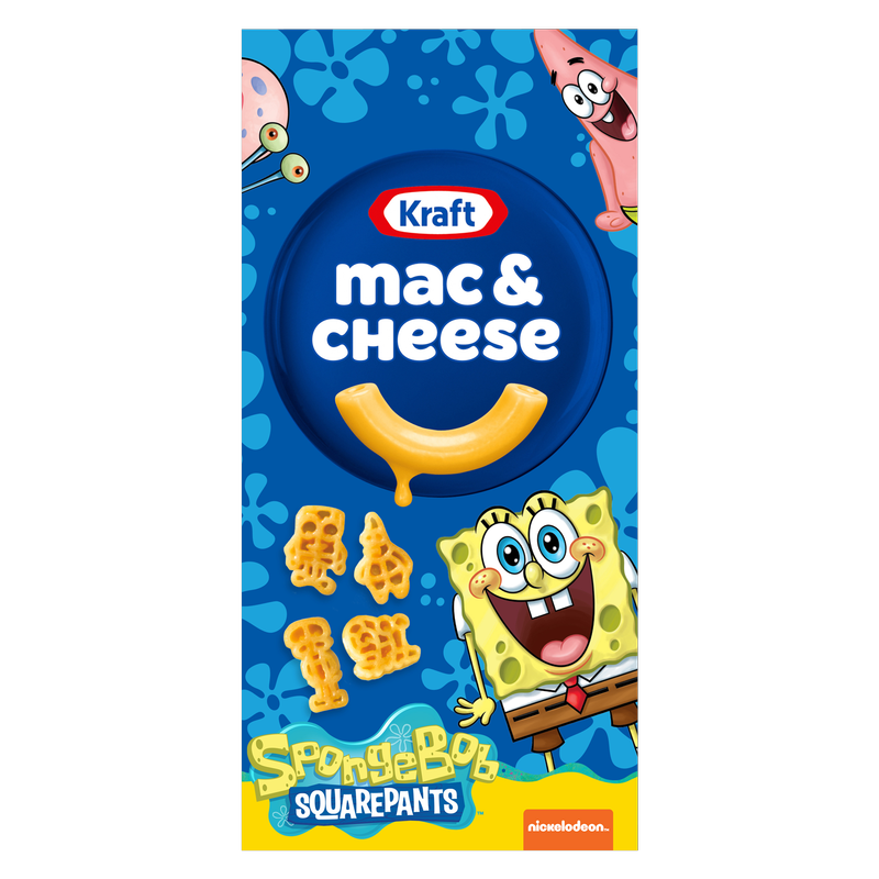 Kraft SpongeBob Shaped Mac-n-Cheese, 5.5oz