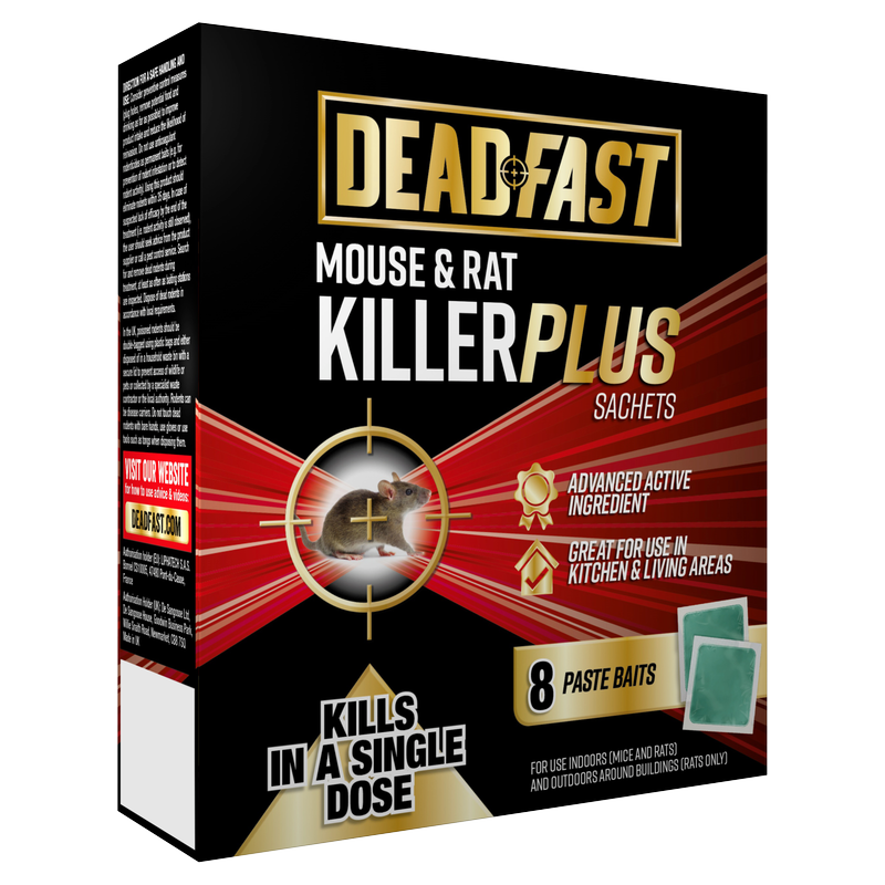 Dead Fast Rat & Mouse Killer Plus Sachets Paste, 8pcs