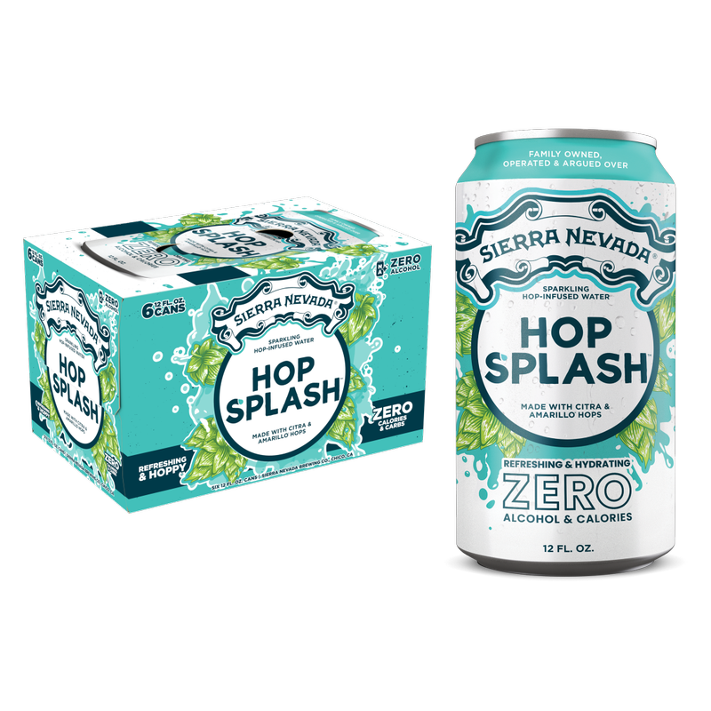 Sierra Nevada Hop Splash Hop-Infused Sparkling Water 6pk 12oz Can 0% ABV