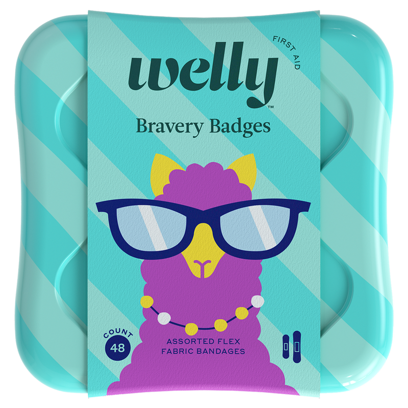 Welly Kids Peculiar Pets Adhesive Bandages 48ct