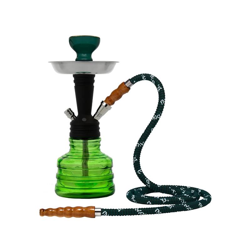 Mya Saray PIA Black Stem Hookah-Colors may Vary