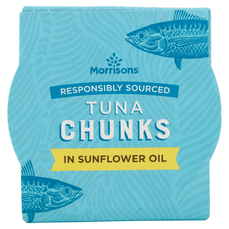 Morrisons Tuna Chunks in Sunflower Oil, 4 x 145g