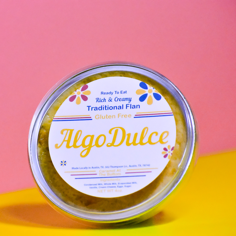 Algo Dulce Traditional Vanilla Flan 4oz