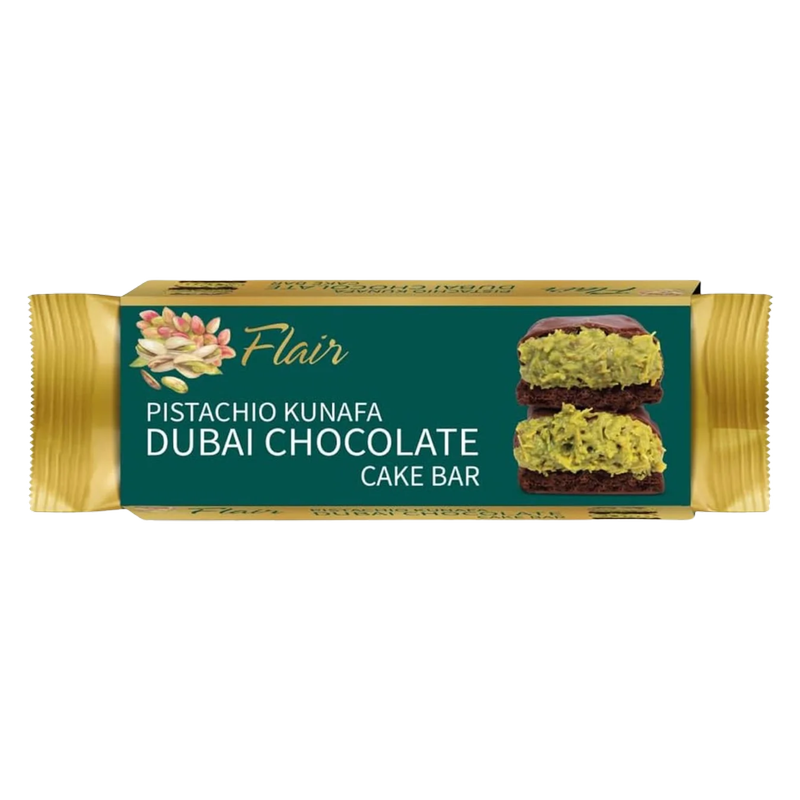Flair Pistachio Kunafa Dubai Chocolate Cake Bar, 55g