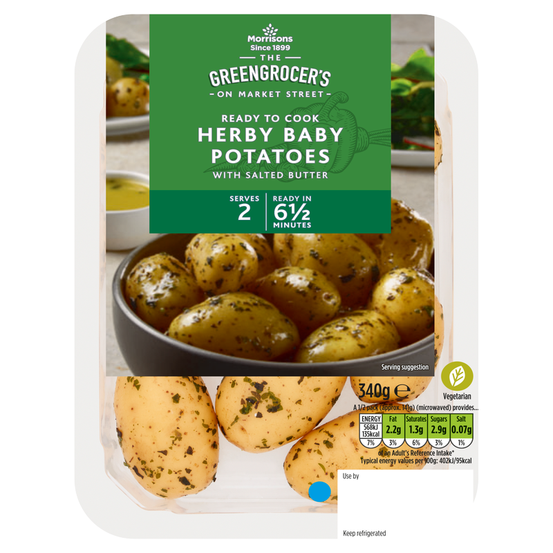 Morrisons Herby Baby Potatoes, 340g