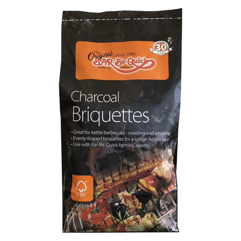 Bar-Be-Quick Charcoal Coal Briquettes, 4.5kg