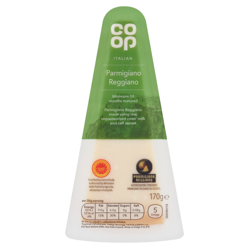 Co-op Parmigiano Reggiano, 170g