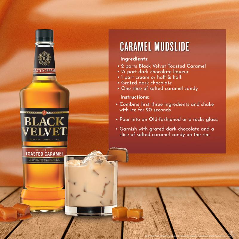 Black Velvet Toasted Caramel 750ml