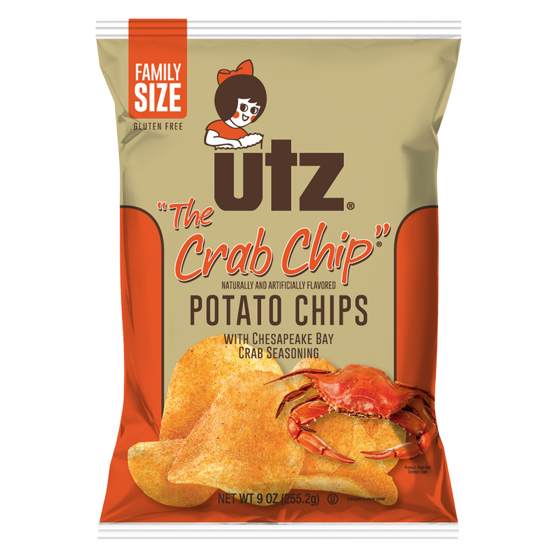 Utz Potato Chips Crab 9oz