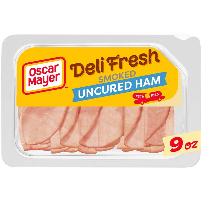 Oscar Mayer Deli Fresh Smoked Uncured Ham Sliced Lunch Meat - 9oz