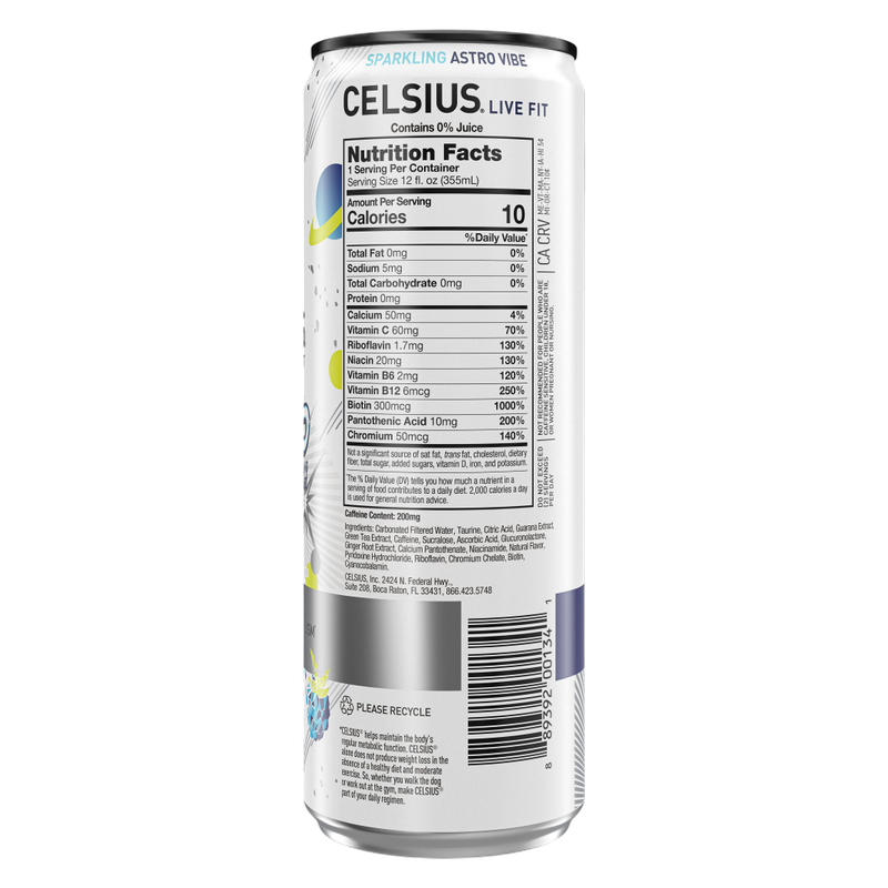 CELSIUS Sparkling Astro Vibe 12oz