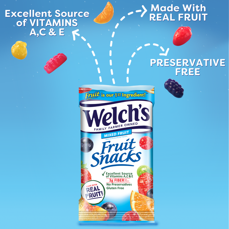 Welch's Mixed Fruit Fruit Snack, 1.55oz