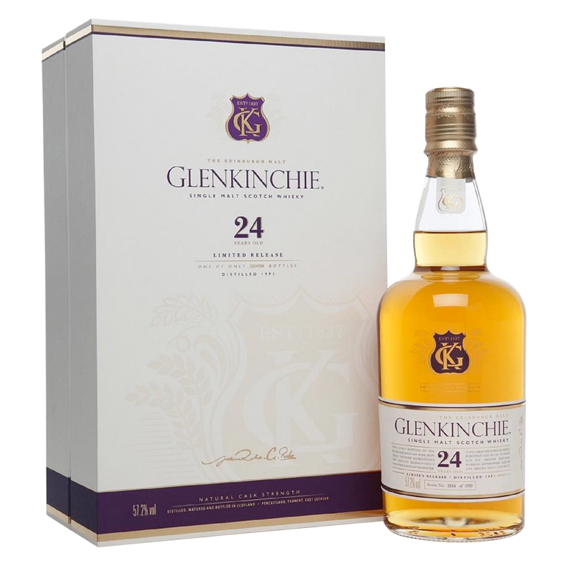Glenkinchie Single Malt Scotch 24 Yr 750ml