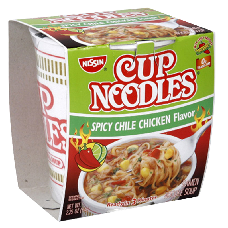 Nissin Cup Noodles Spicy Chile Chicken Flavor 2.25oz