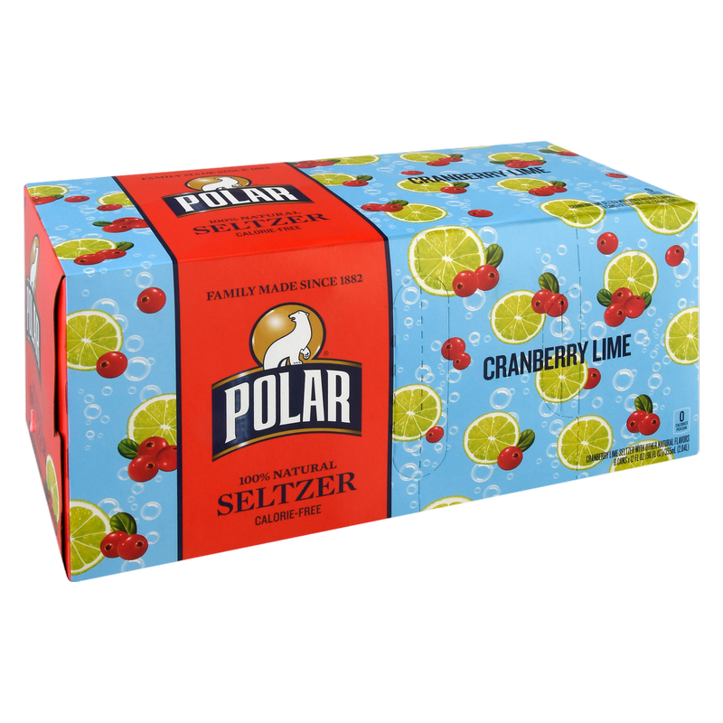 Polar Cranberry Lime Seltzer 8pk 12oz Can