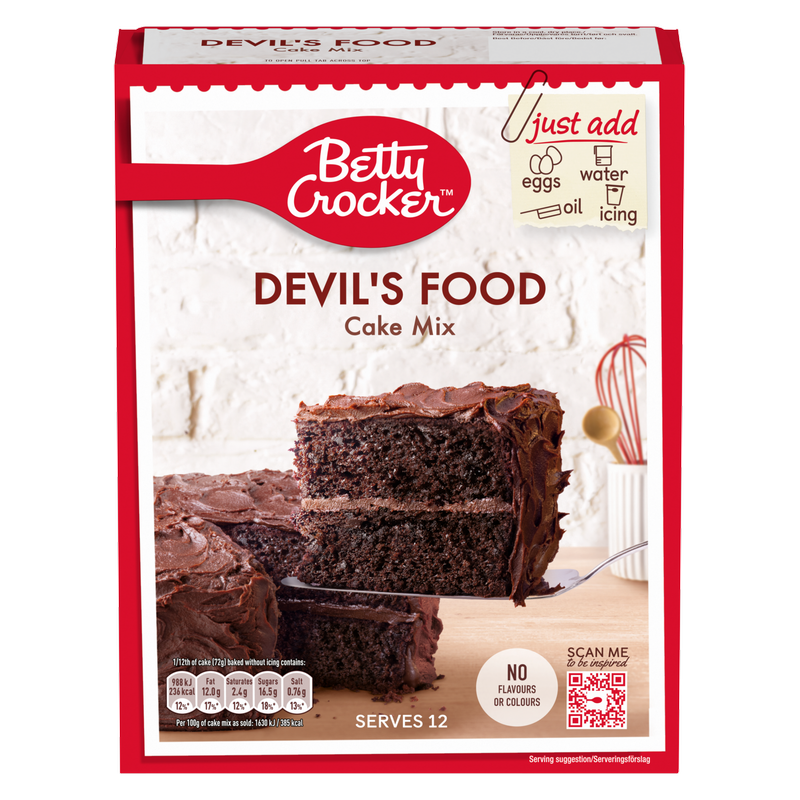 Betty Crocker Devil's Food Cake Mix, 425g