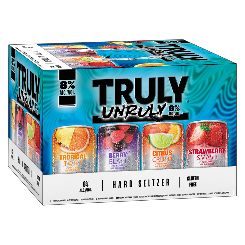 Truly Hard Seltzer Unruly Variety Pack 12pk 12oz Can 8.0% ABV